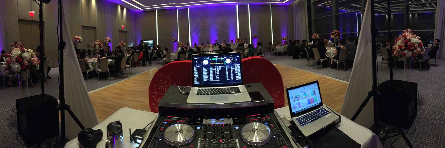 Four-Seasons-Wedding-DJ-Set-up